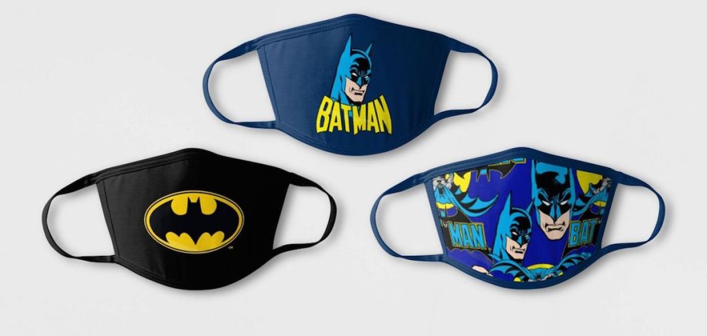 three Batman Masks