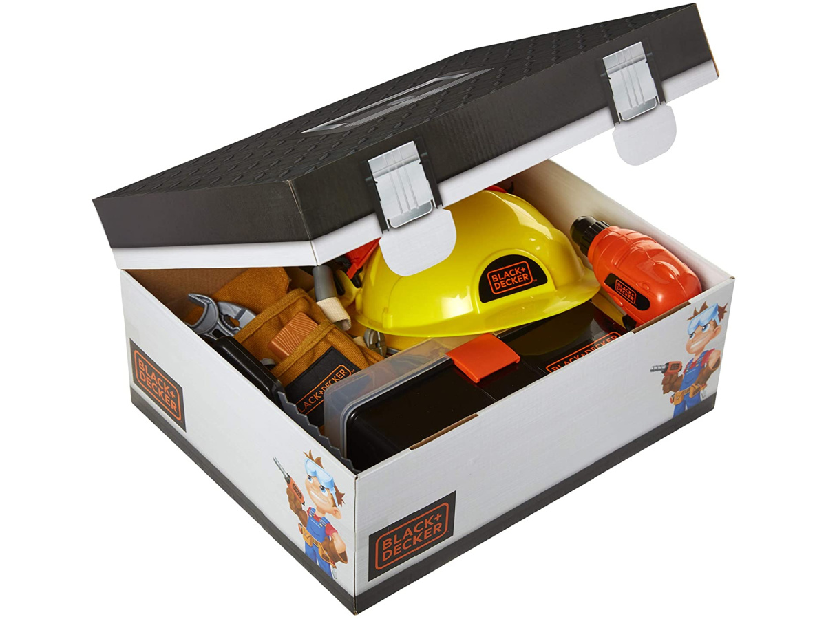 black and decker kids tool box