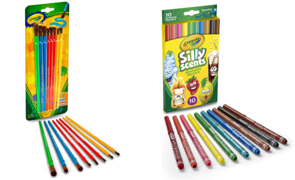 crayola brush and markers silly scents