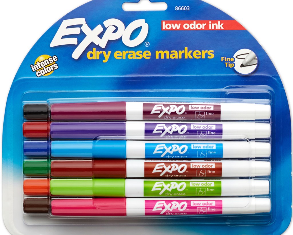 expo dry erase markers in package