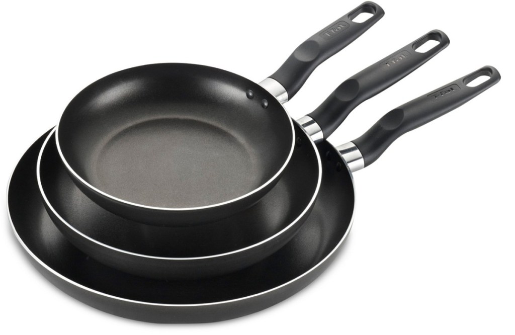 t-fal 3 piece frying pan set