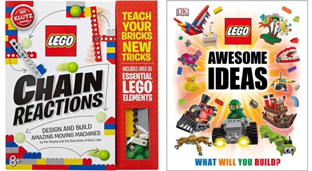 LEGO books chain reactions and awesome ideas