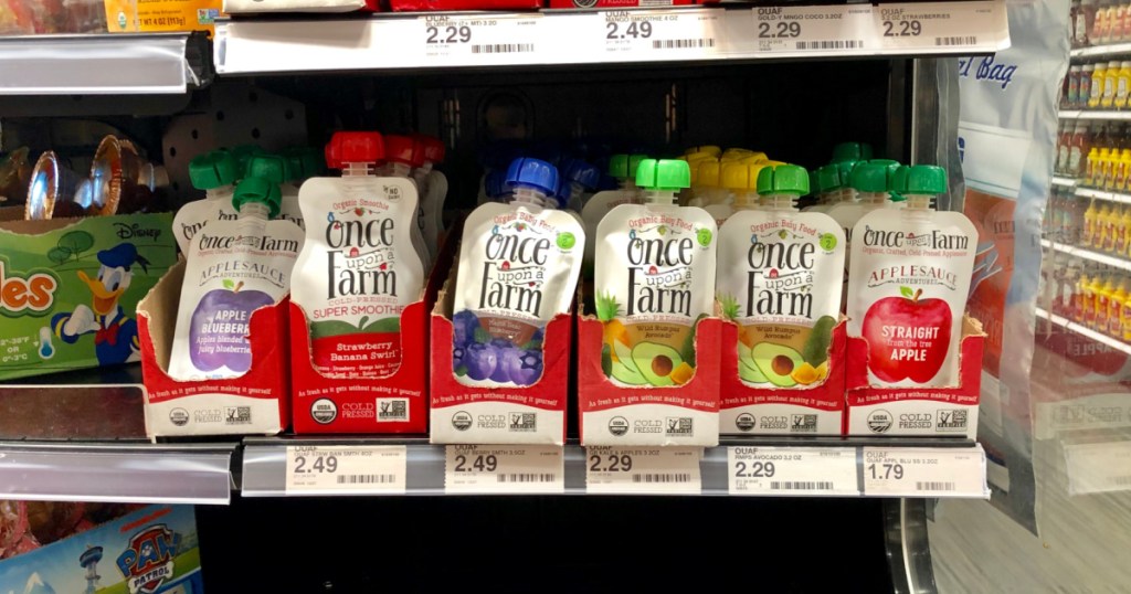 once upon a farm baby food varieties