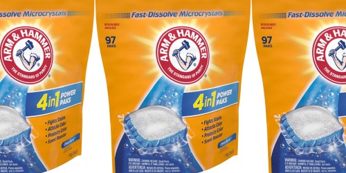 Arm & Hammer Laundry Detergent Pods 97-Count Only $8.92 on Amazon (Regularly $16)