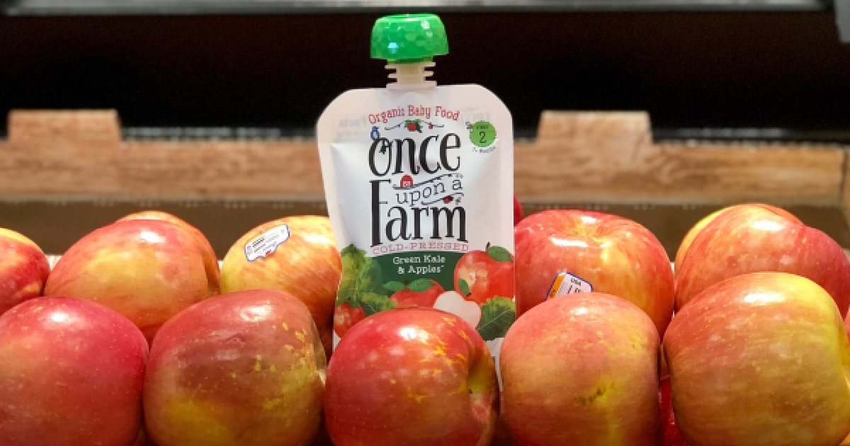 50 Off Once Upon a Farm Organic Baby Food at Target Just Use Your Phone