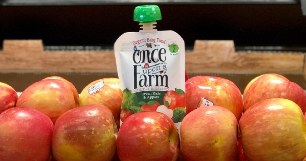 once upon a farm baby food apple in apples
