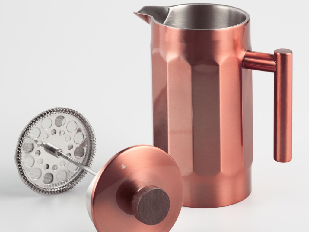 copper french press