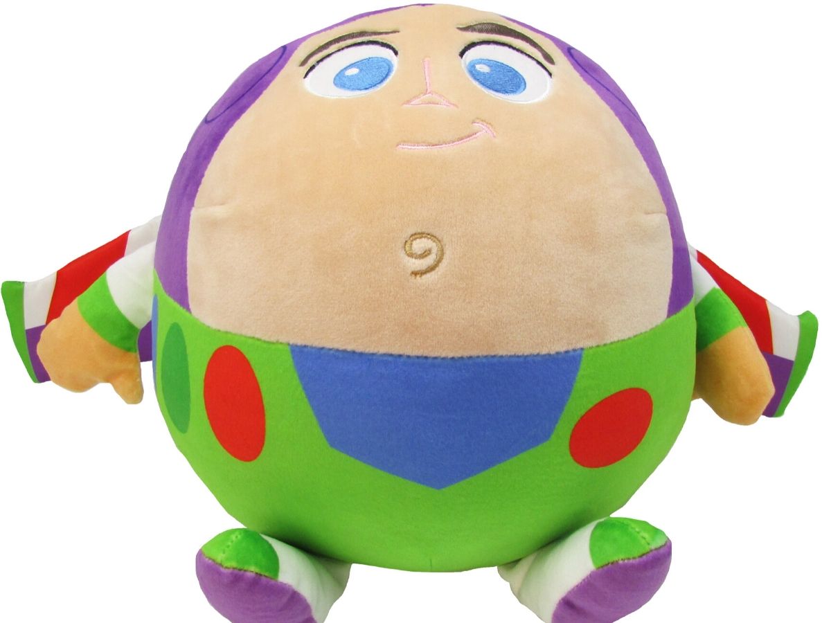 stuffed Buzz lightyear round plush