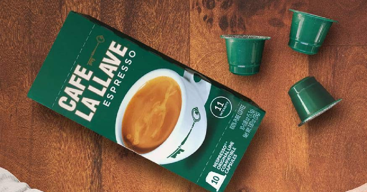 Café La Llave Espresso 80Count Coffee Capsules Only 23.83 Shipped on