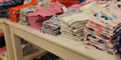 Carter’s Clearance Apparel Starting Under $4 | Stock Up on Tees, Leggings & More