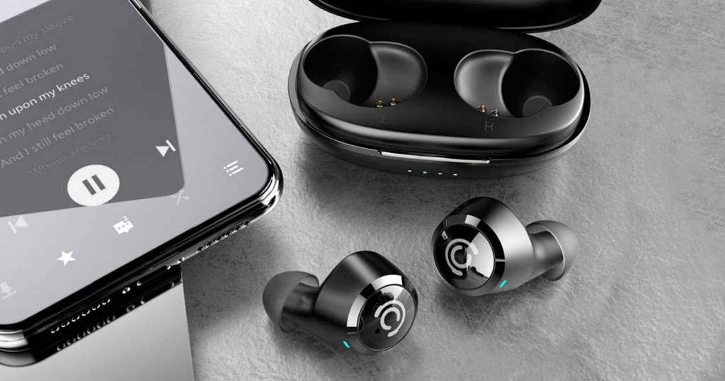 Wireless Bluetooth Earbuds & Charging Case Only $23.99 ...