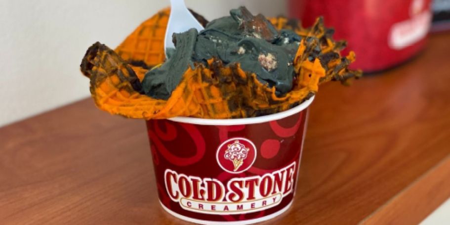 Cold Stone Boo Batter Ice Cream is Back (+ Try Witches Boo Shake & Ice Cream Taco!)