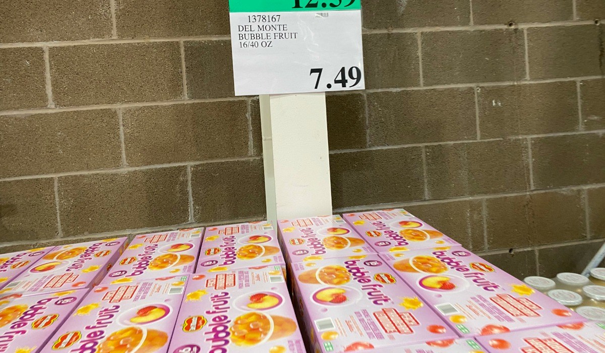 Costco Raspberry Buble These New Del Monte Bubble Fruit Cups Feature Popping Boba