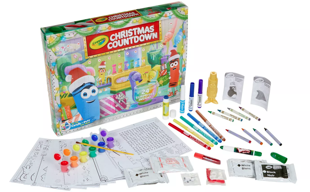 Crayola Christmas Countdown Contents