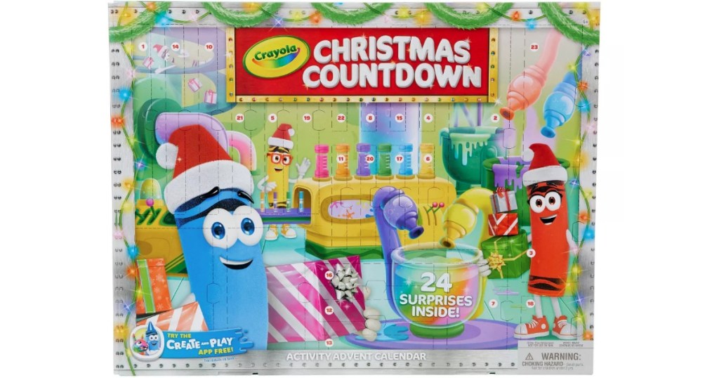 Crayola Christmas Countdown Box