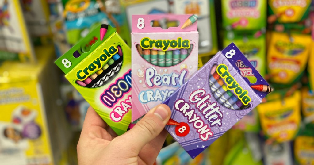 Crayola Crayons Just $1 at Dollar Tree | Neon, Pearl, &amp; Glitter • Hip2Save