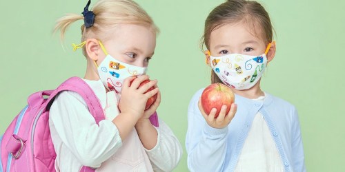 5 Crayola Kids Non-Medical Reusable Face Masks & Laundry Bag Just $29.99 | Pre-Order Now