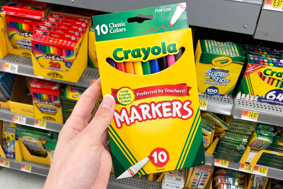 Crayola Fine-Tip Markers 10-Count Only 97¢ on Walmart.com (Reg. $4.49 ...