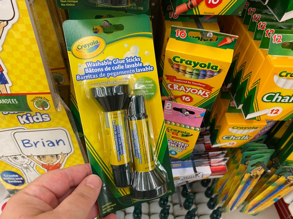 Crayola School Supplies Only 1 at Dollar Tree Pencil Pouch, Crayons