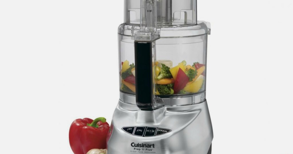 Cuisinart Food Processor with tomato next to it