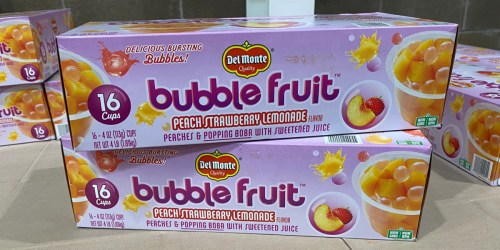 These New Del Monte Bubble Fruit Cups Feature Popping Boba