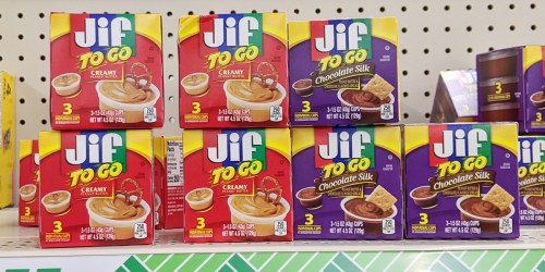 Jif Peanut Butter To-Go Cups & More Lunchbox Snacks Just $1 at Dollar Tree
