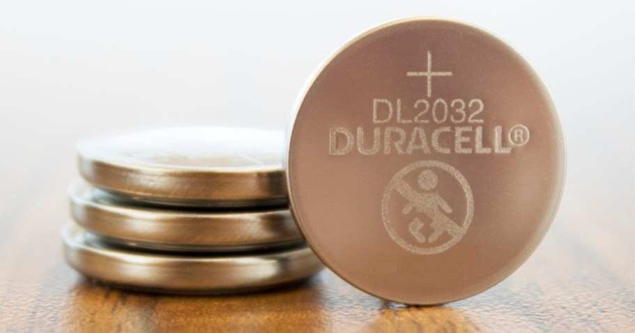 Duracell Coin Batteries 4-Pack Only $4 Shipped on Amazon (Works in Apple AirTag!)