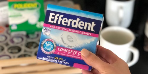 Efferdent Denture Cleanser Tablets 306-Count Only $4.62 Shipped on Amazon