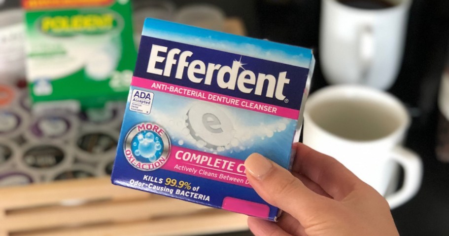 Efferdent Cleaning Tablets from $2 Shipped on Amazon (They Even Clean Water Bottles!)