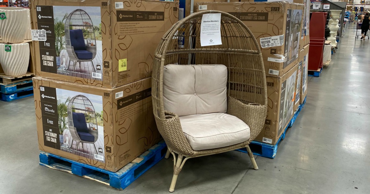 sam club egg chair