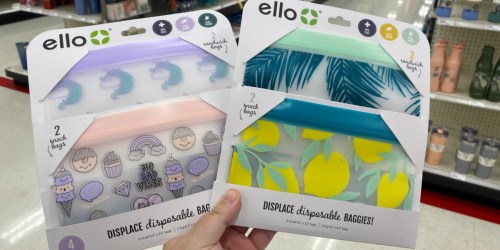 Ello Reusable Sandwich & Snack Bags 4-Packs Just $9.99 at Target