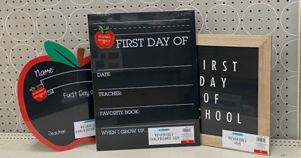 First Day of School Signs