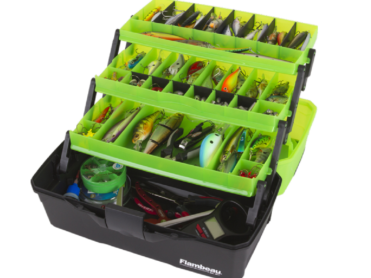 black tackle box