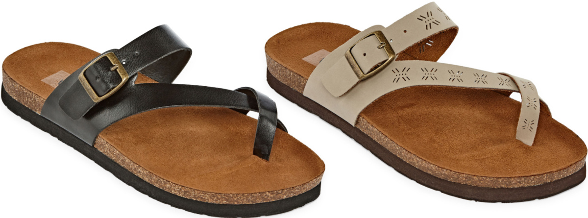 Jcpenney hot sale footbed sandals