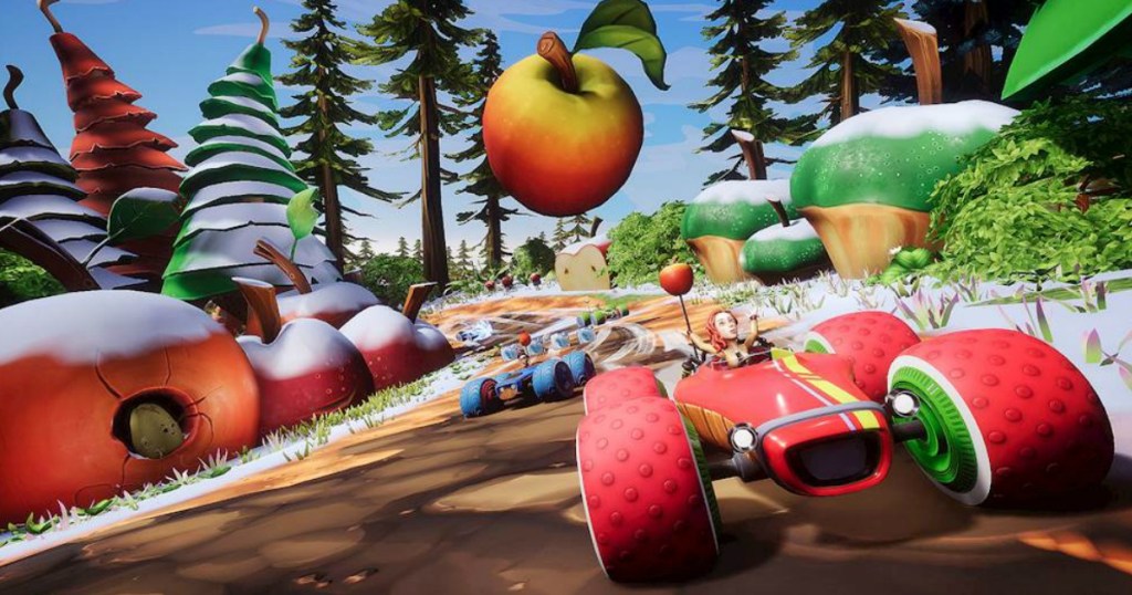 fruit racing game screenshot