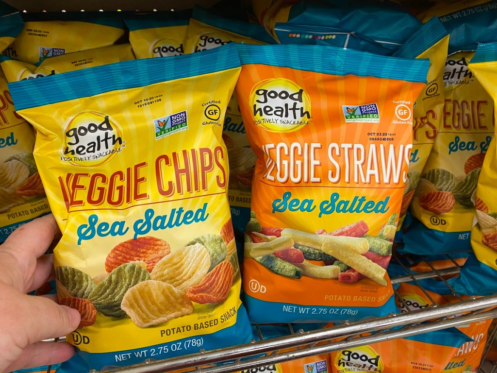 bag of Good Health Veggies Straws & Veggie Chips