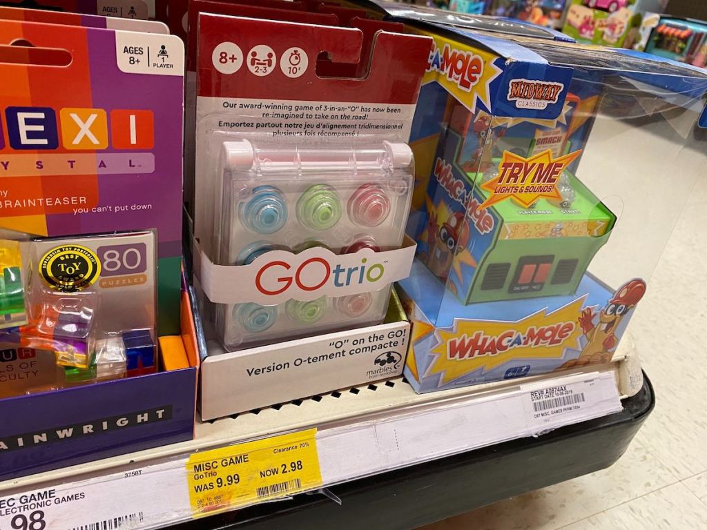Gotrio Game on target clearance shelf