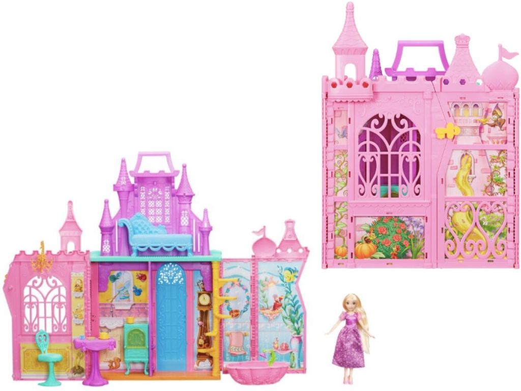 kids castle toy and doll
