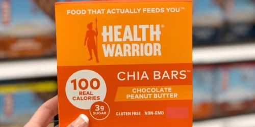 Health Warrior Chia Bars 15-Count Only $7 Shipped on Amazon | Just 49¢ Per Bar