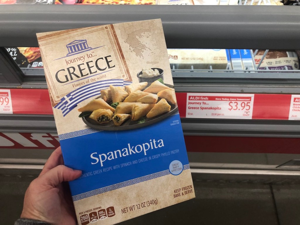 box of Journey To... Greece Spanakopita