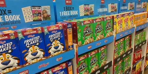 Kellogg’s Cereals as Low as 19¢ After Cash Back + FREE Books