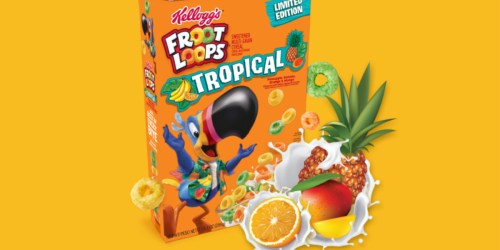 Limited Edition Kellogg’s Tropical Froot Loops Cereal Now Available