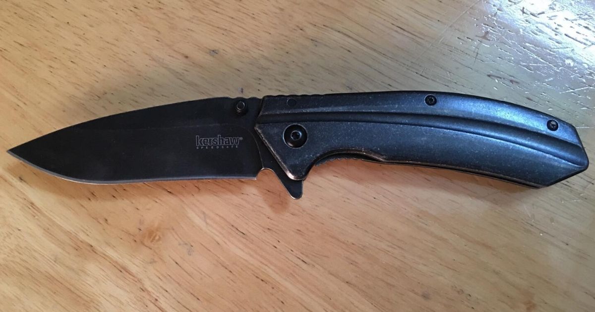 Kershaw Stainless Steel Folding Pocket Knife Only 11 on