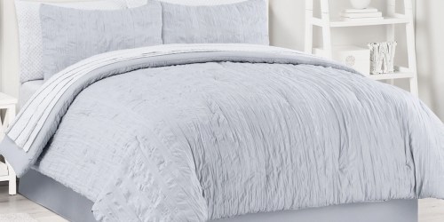 The Big One Crinkle Comforter & Sheets Set Just $50.99 + Get $10 Kohl’s Cash | Any Size