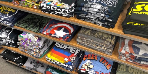 Men’s Graphic Tees from $6 Each + Free Shipping for Select Kohl’s Cardholders | Disney, Marvel, & More Styles