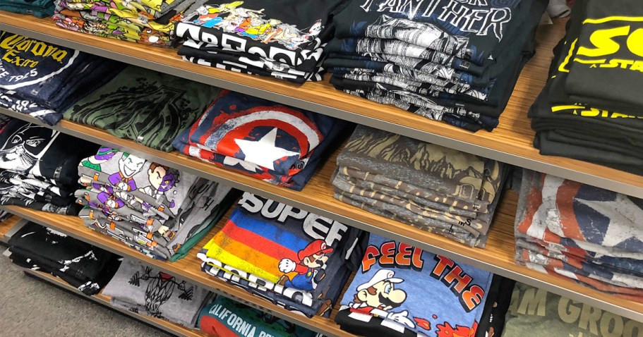 Kohl&rsquo;s Graphic Tees from $3 (Regularly $10)