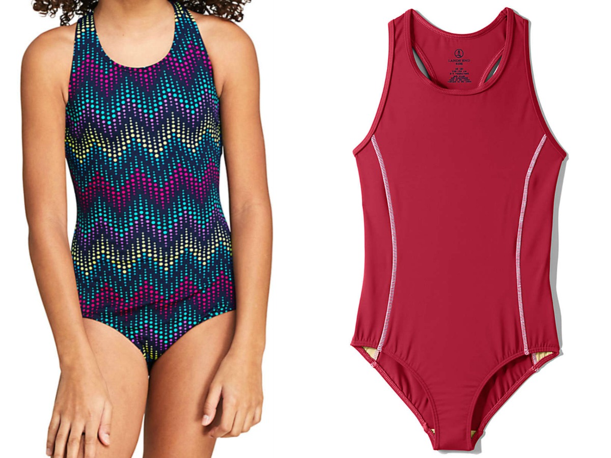 lands end childrens swimsuits