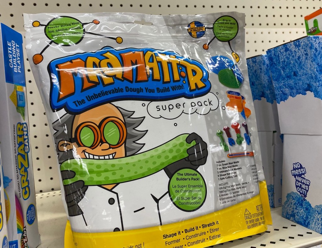 Mad matter on store shelf