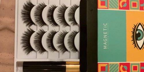Magnetic Eyelashes 5-Pair Set Only $11.99 on Amazon | Includes Eyeliner