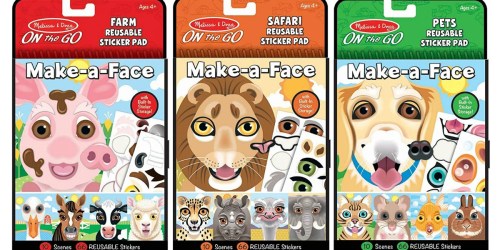 Melissa & Doug Reusable Sticker Pad 3-Pack Only $7.49 on Amazon (Regularly $15)